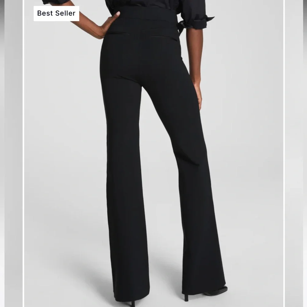 SPANX Black High-Waisted Pants - Picture 2 of 6